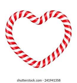 Detail Candy Cane Heart Clipart Nomer 17