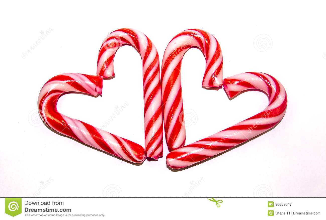 Detail Candy Cane Heart Clipart Nomer 41