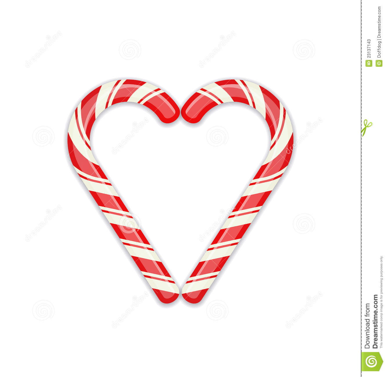 Detail Candy Cane Heart Clipart Nomer 8