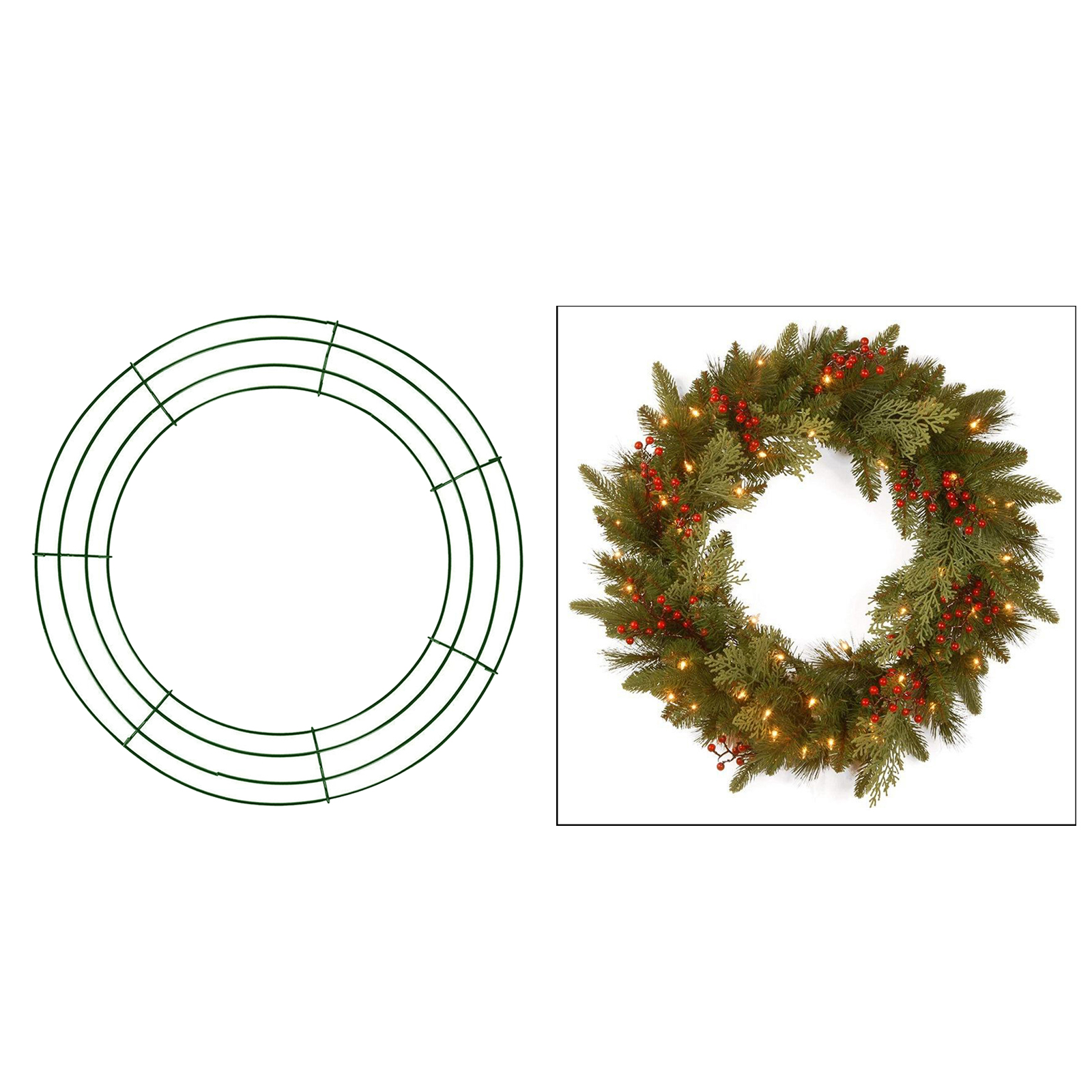 Detail Candy Cane Wreath Form Michaels Nomer 16