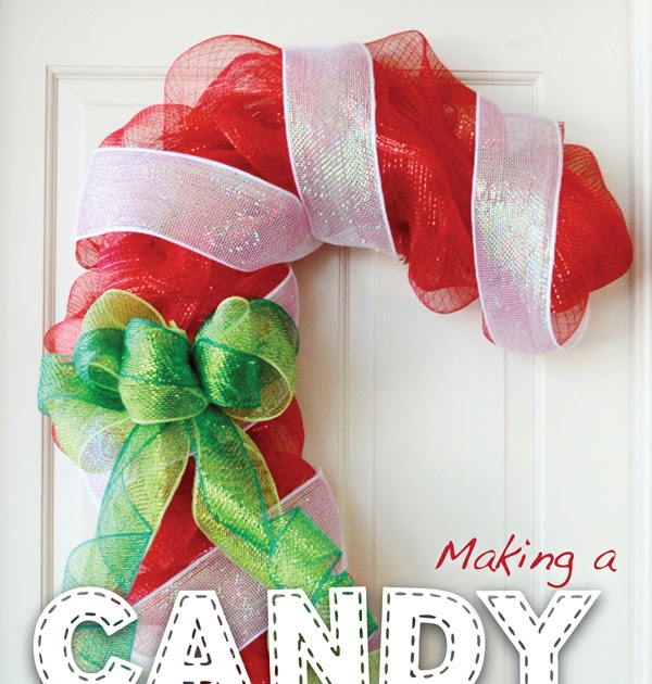 Detail Candy Cane Wreath Form Michaels Nomer 29