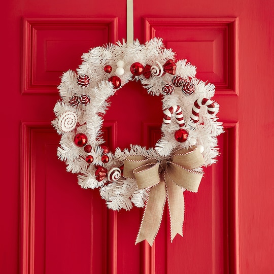 Detail Candy Cane Wreath Form Michaels Nomer 4