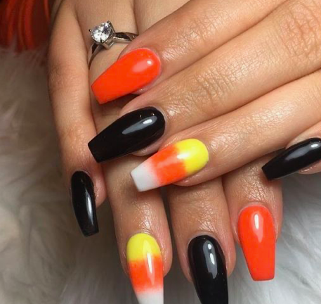 Detail Candy Corn Nails Pinterest Nomer 49