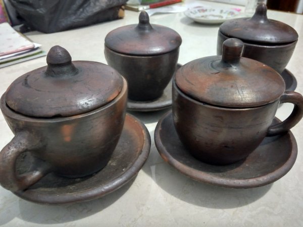 Detail Cangkir Kopi Tanah Liat Nomer 5