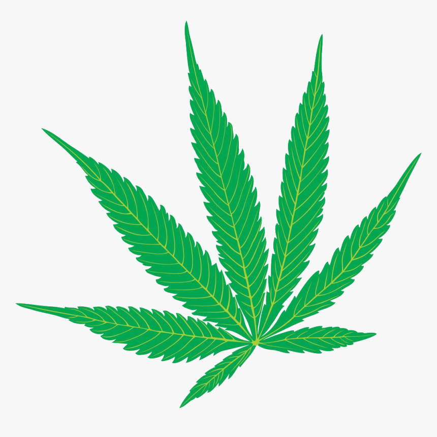 Detail Cannabis Leaf Clipart Nomer 14
