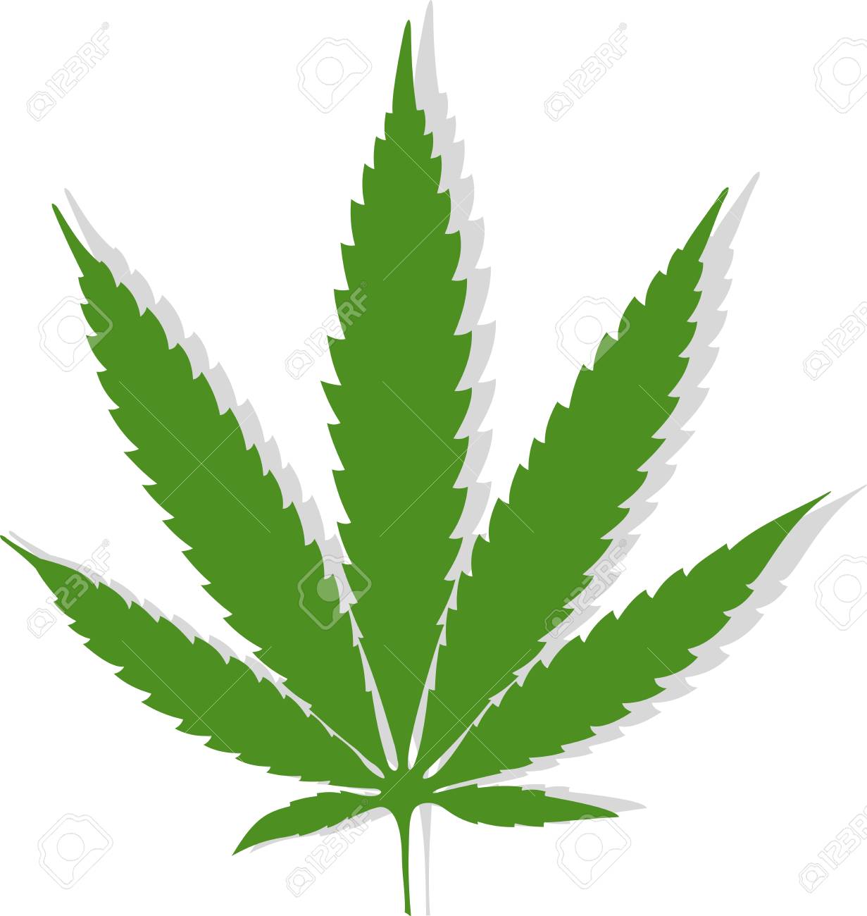 Detail Cannabis Leaf Clipart Nomer 6