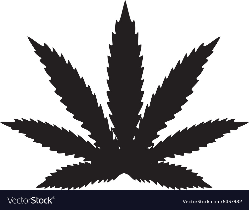 Detail Cannabis Leaf Silhouette Nomer 3