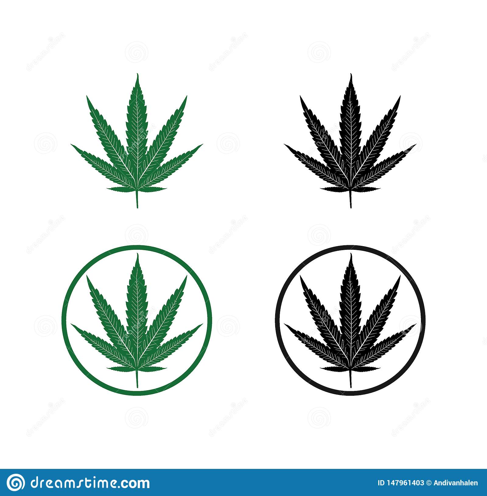 Detail Cannabis Leaf Silhouette Nomer 22