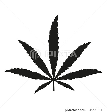 Detail Cannabis Leaf Silhouette Nomer 36