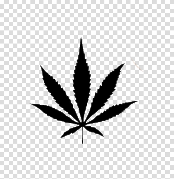 Detail Cannabis Leaf Silhouette Nomer 37