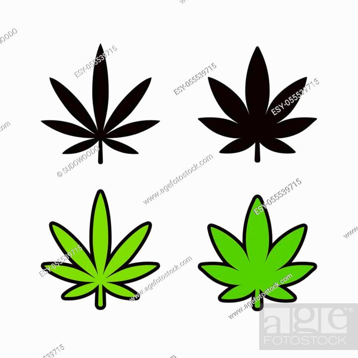 Detail Cannabis Leaf Silhouette Nomer 43