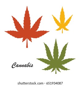 Detail Cannabis Leaf Silhouette Nomer 47