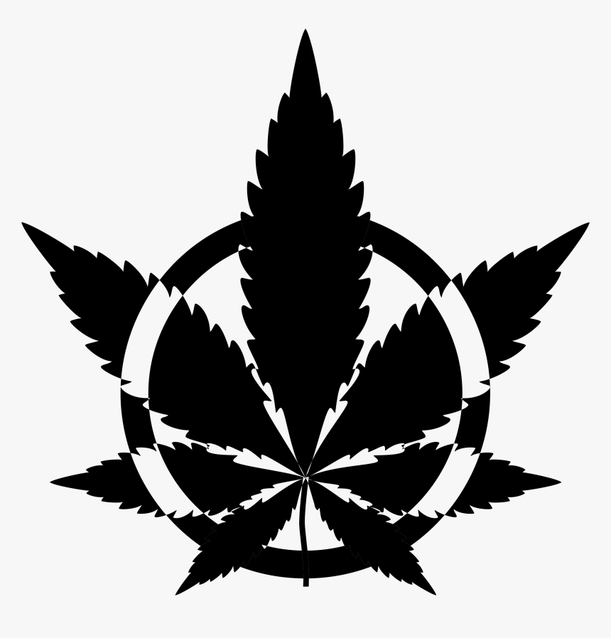 Detail Cannabis Leaf Silhouette Nomer 54