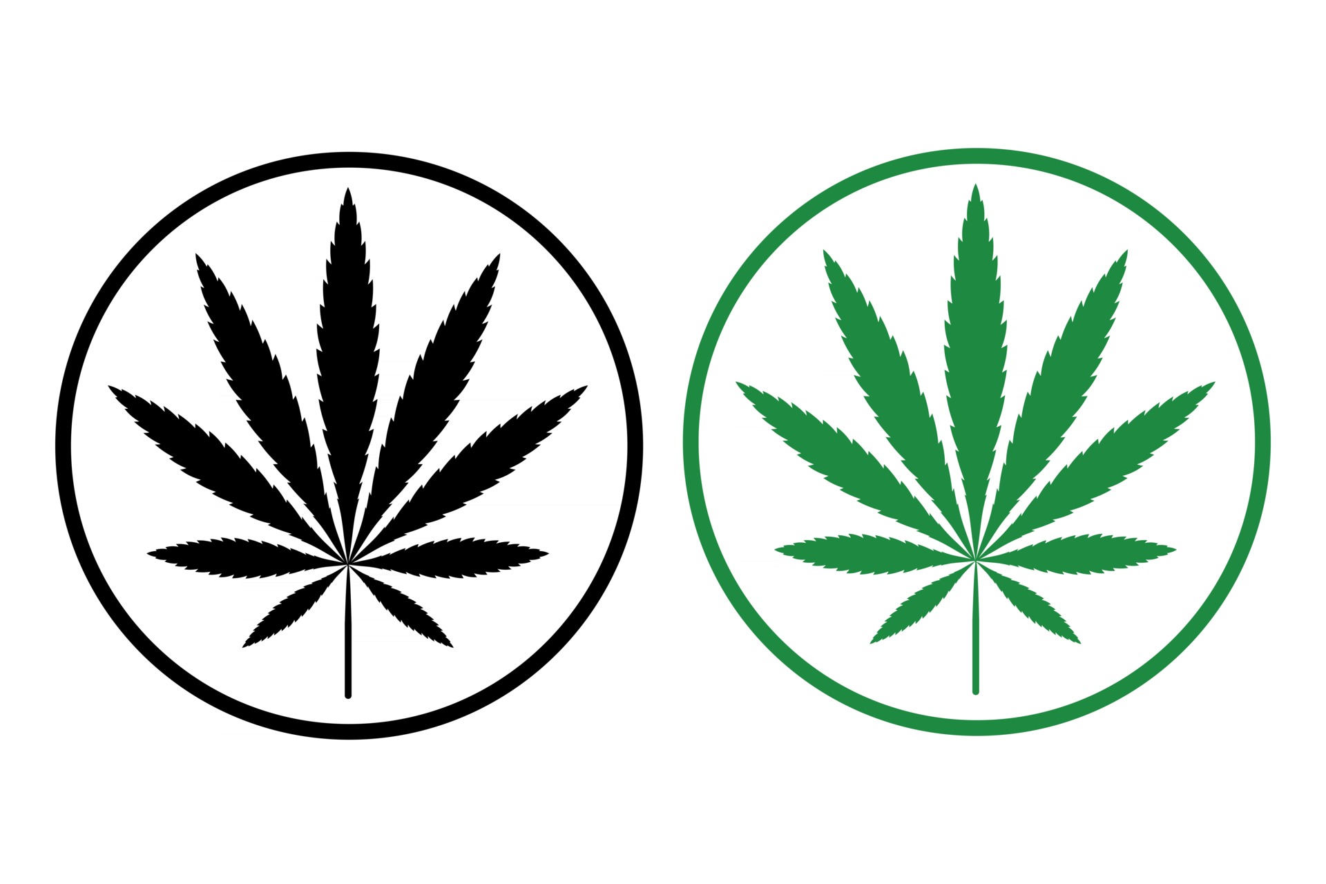 Detail Cannabis Leaf Silhouette Nomer 58