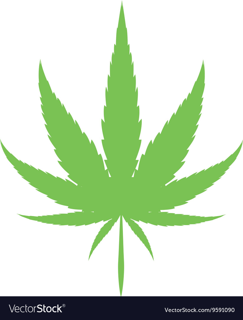 Detail Cannabis Leaf Vector Nomer 3
