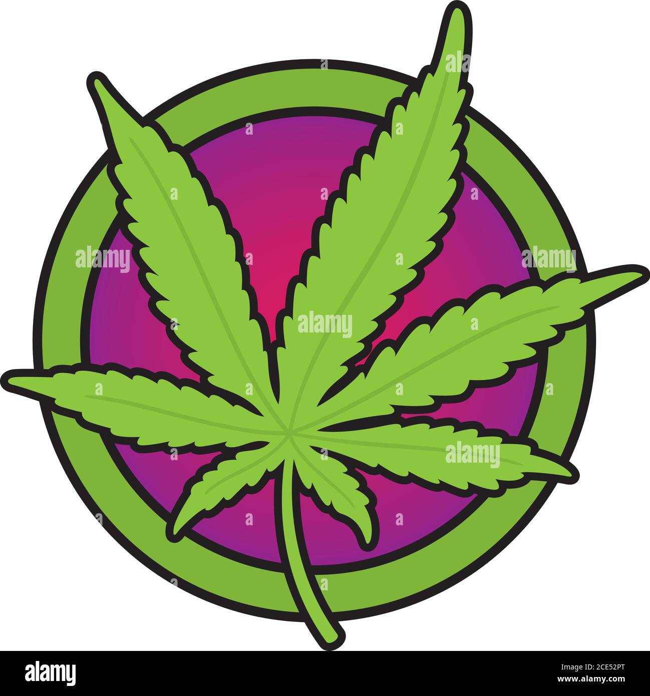 Detail Cannabis Leaf Vector Nomer 36