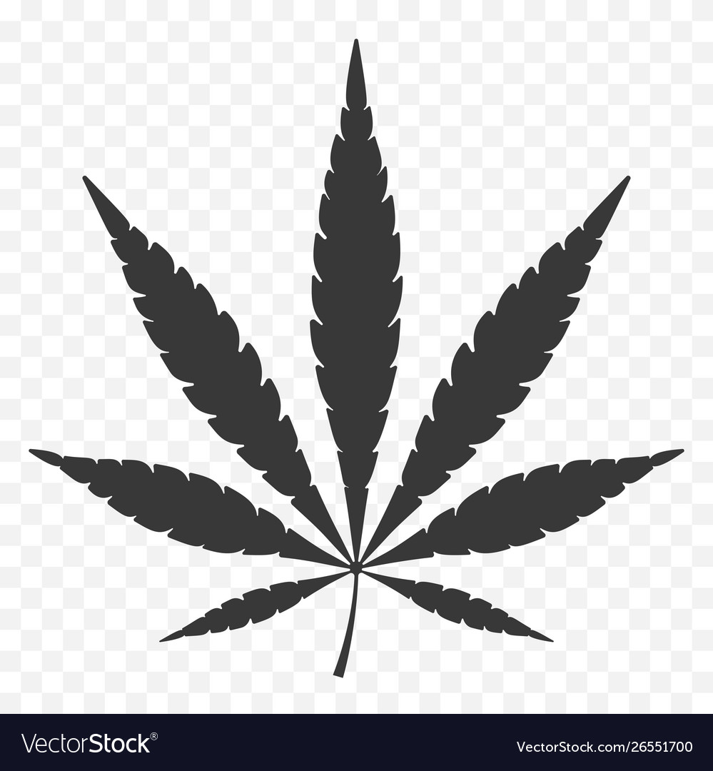 Detail Cannabis Leaf Vector Nomer 9