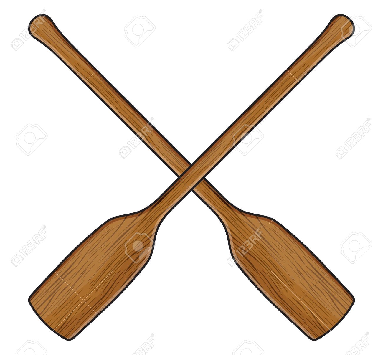 Detail Canoe Paddle Clipart Nomer 2