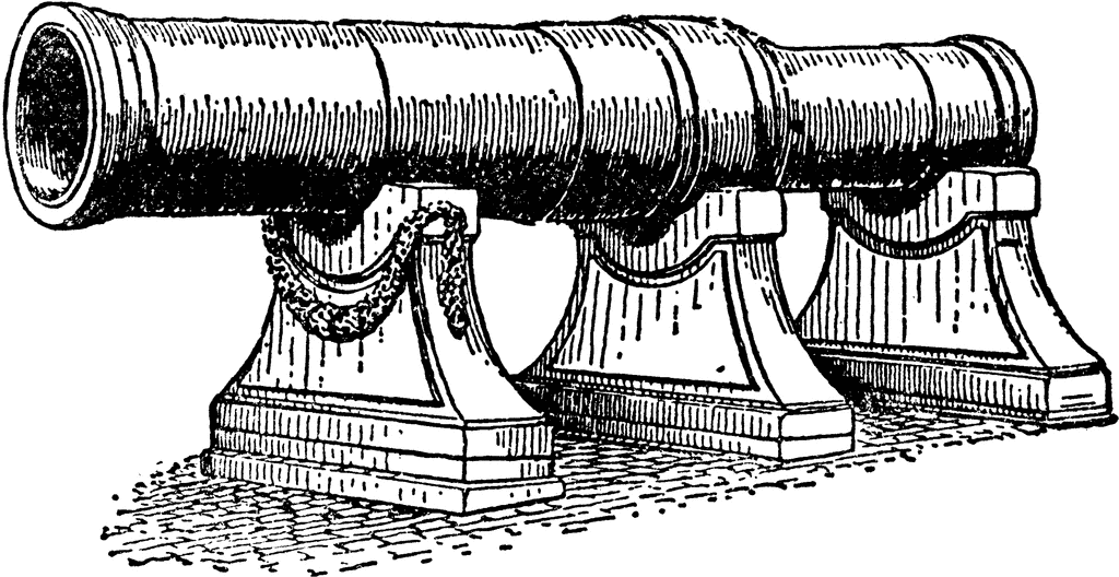 Detail Canon Clipart Nomer 26