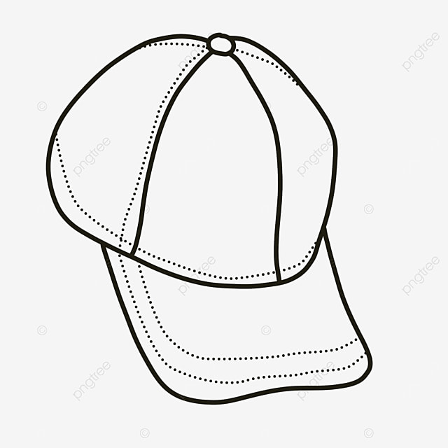 Detail Cap Clipart Black And White Nomer 8