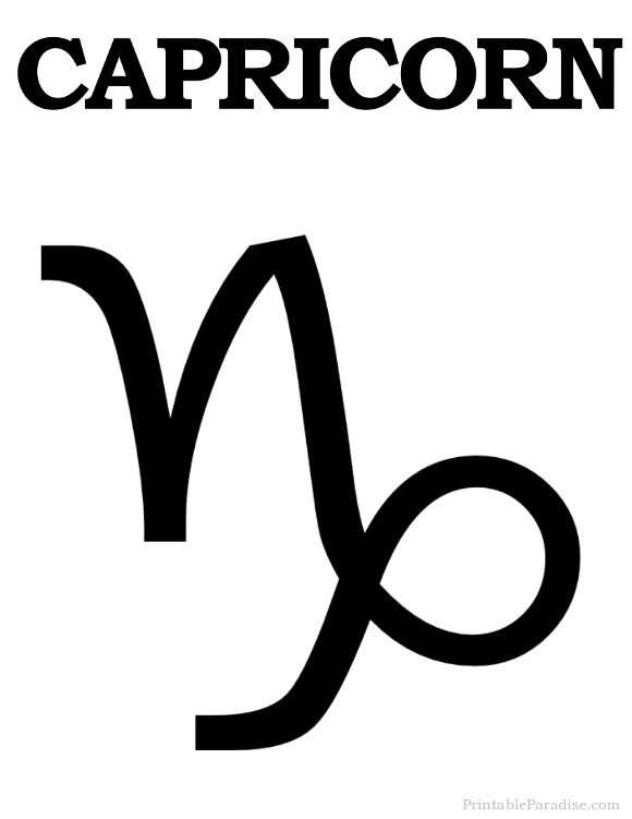 Detail Capricorn Symbols Pictures Nomer 7