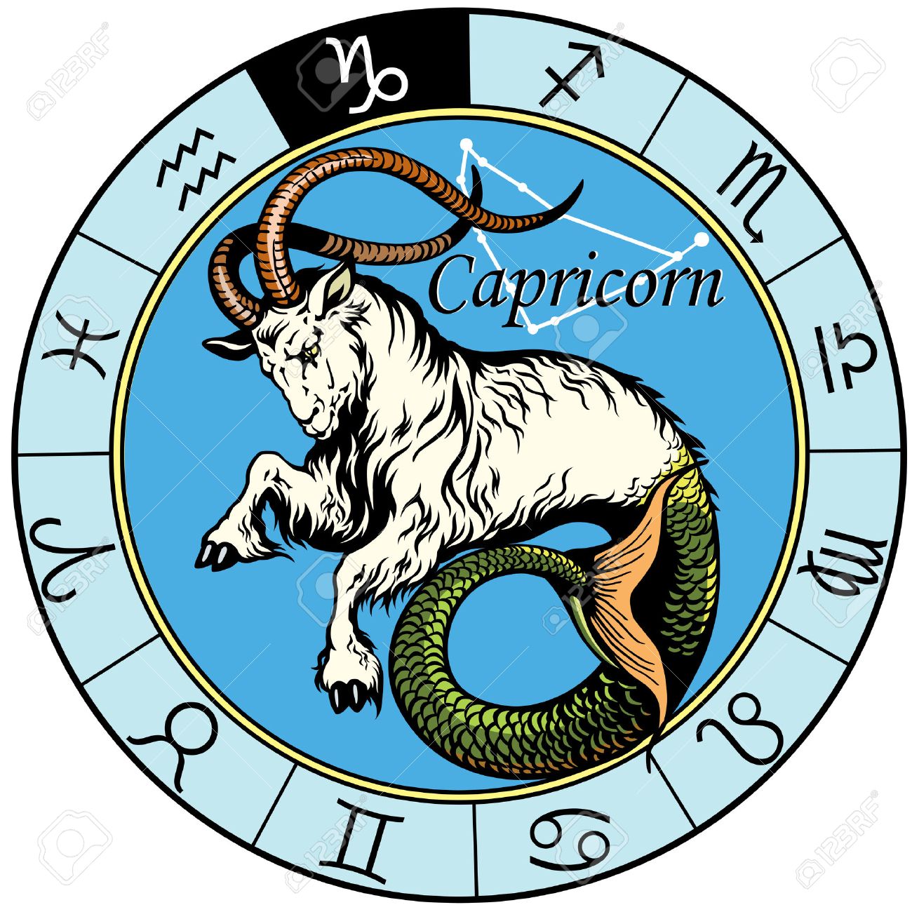 Detail Capricorn Zodiac Sign Pictures Nomer 4