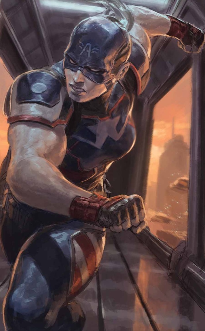 Detail Captain America 2099 Nomer 2