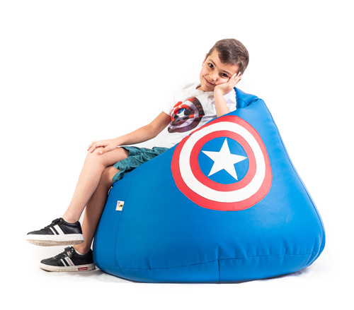 Detail Captain America Bean Bag Chair Nomer 12