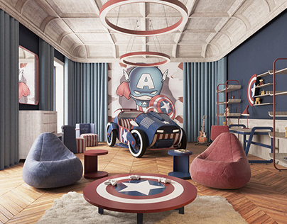 Detail Captain America Bean Bag Chair Nomer 33