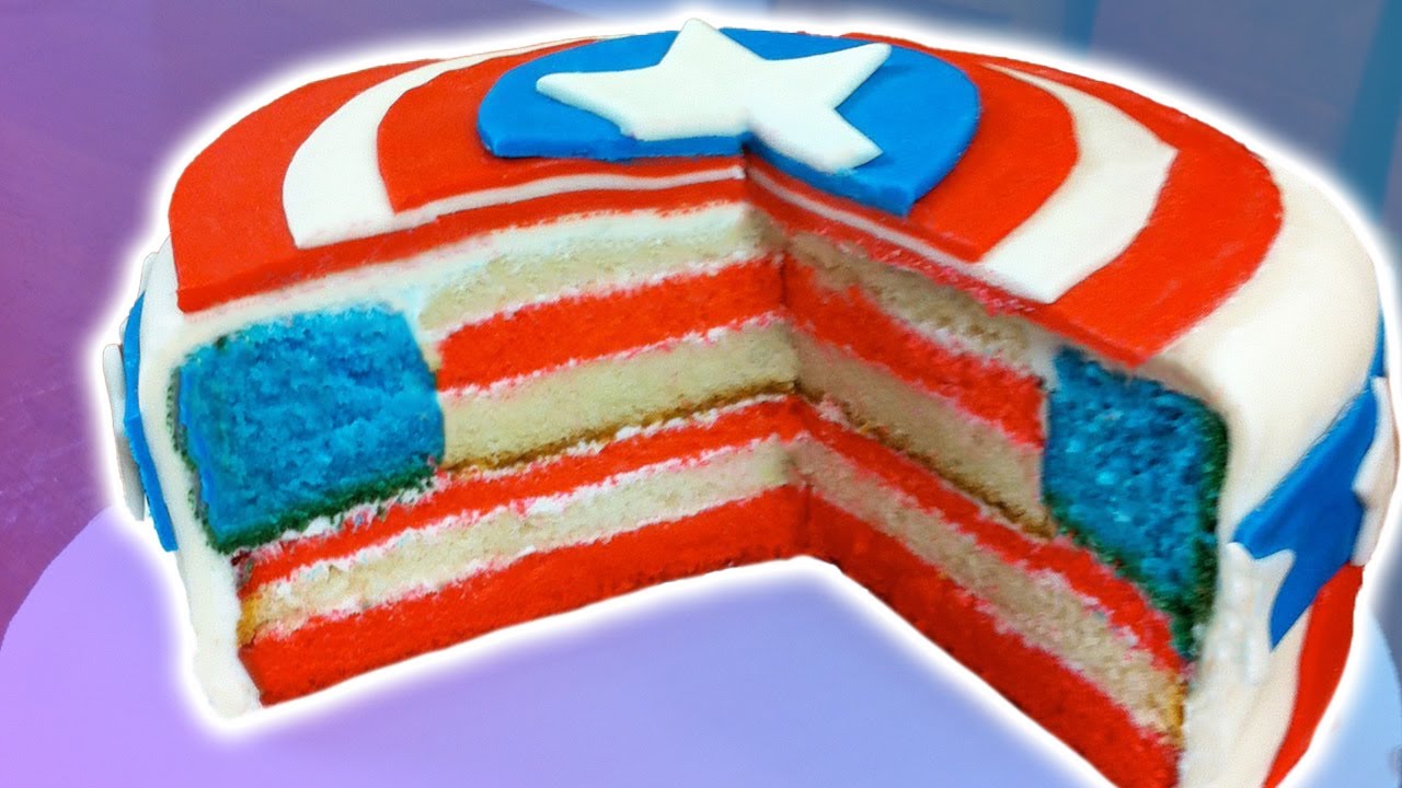 Detail Captain America Cake Designs Nomer 22