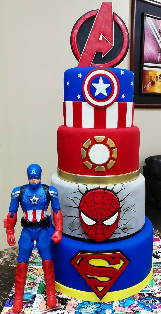 Detail Captain America Cake Designs Nomer 27