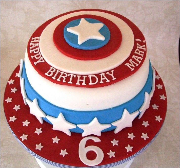 Detail Captain America Cake Designs Nomer 48