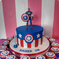 Detail Captain America Cake Designs Nomer 8