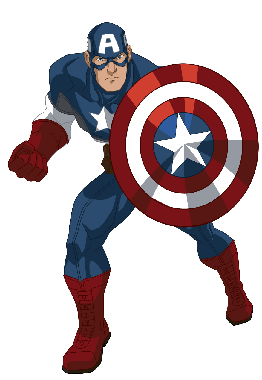Detail Captain America Cartoon Character Nomer 2