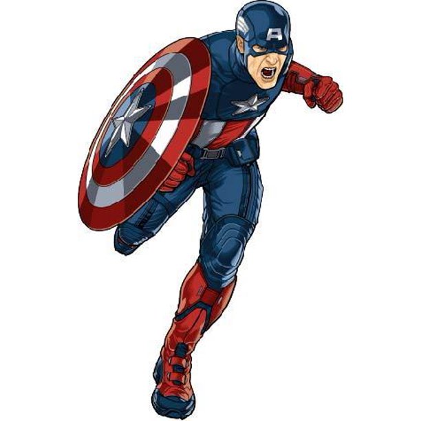 Detail Captain America Cartoon Character Nomer 20