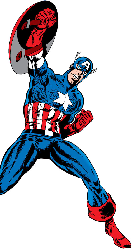 Detail Captain America Cartoon Character Nomer 25