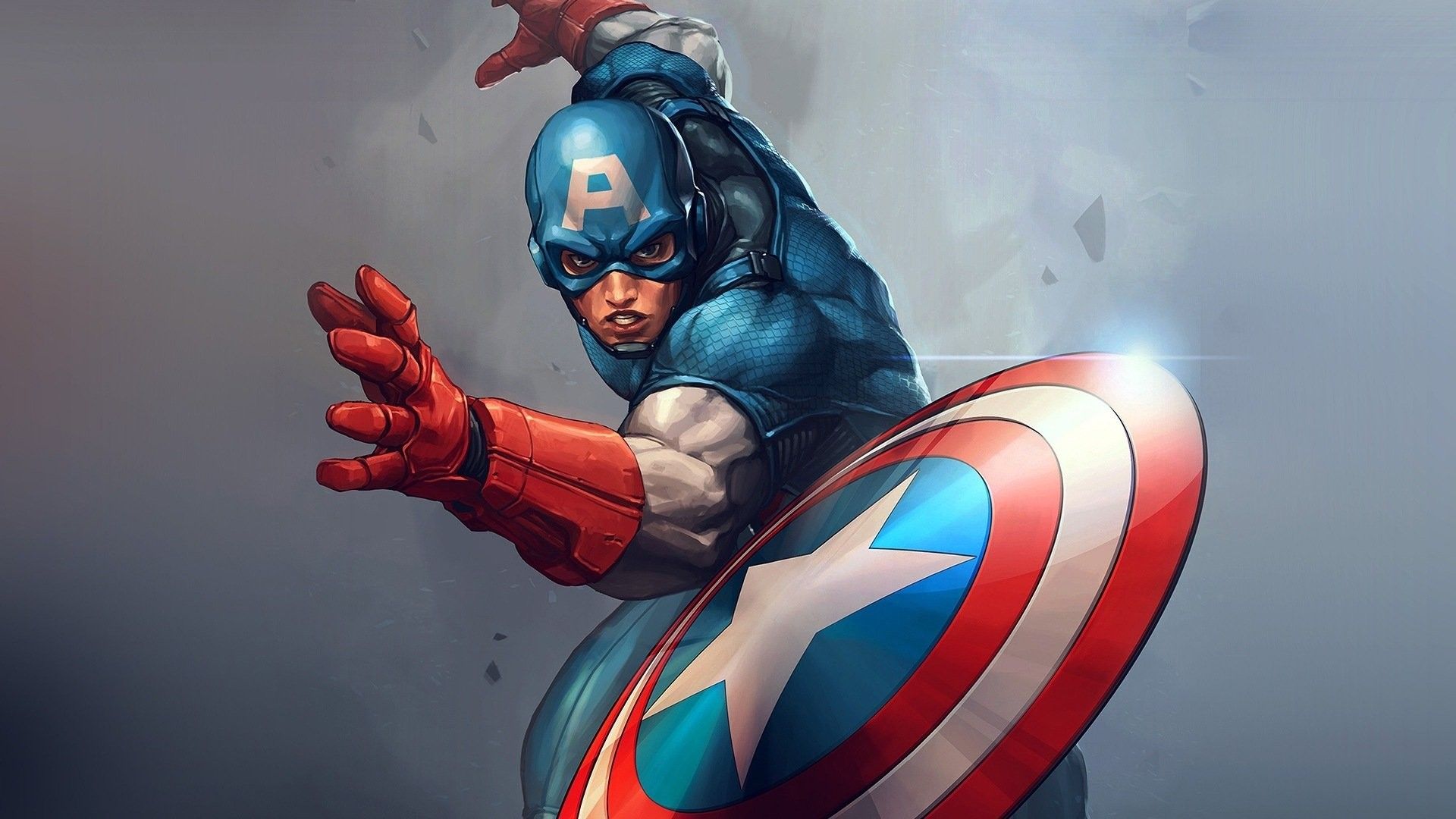 Detail Captain America Cartoon Wallpaper Nomer 3