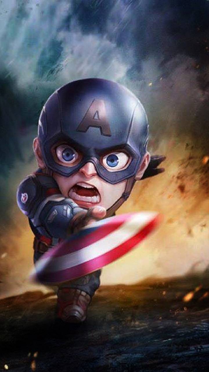 Detail Captain America Cartoon Wallpaper Nomer 30