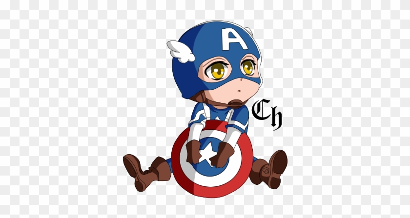 Detail Captain America Chibi Png Nomer 19