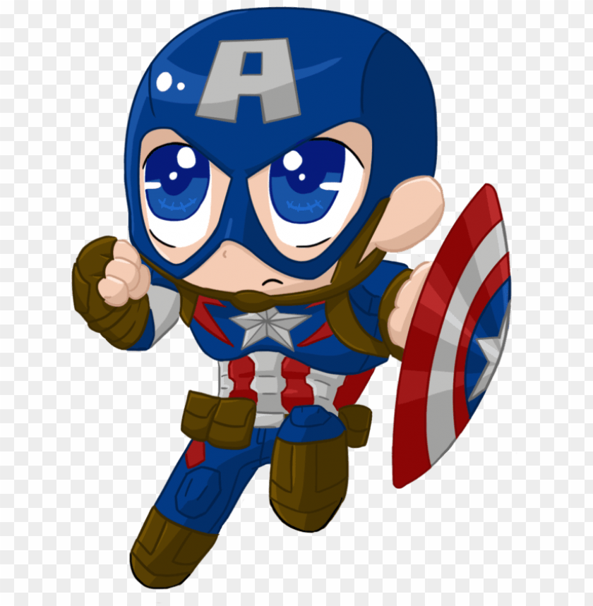 Detail Captain America Chibi Png Nomer 7