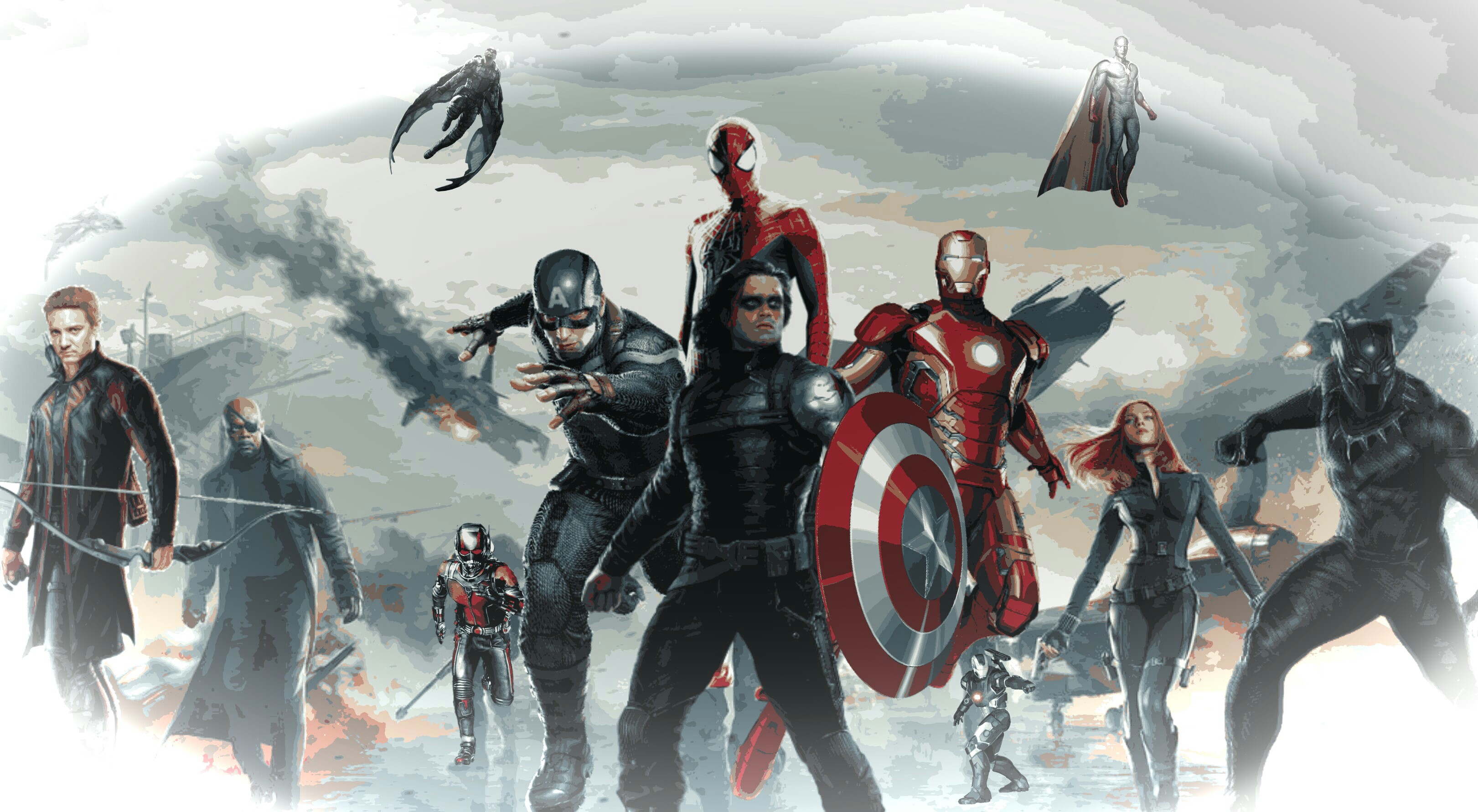 Detail Captain America Civil War Wallpaper Nomer 24