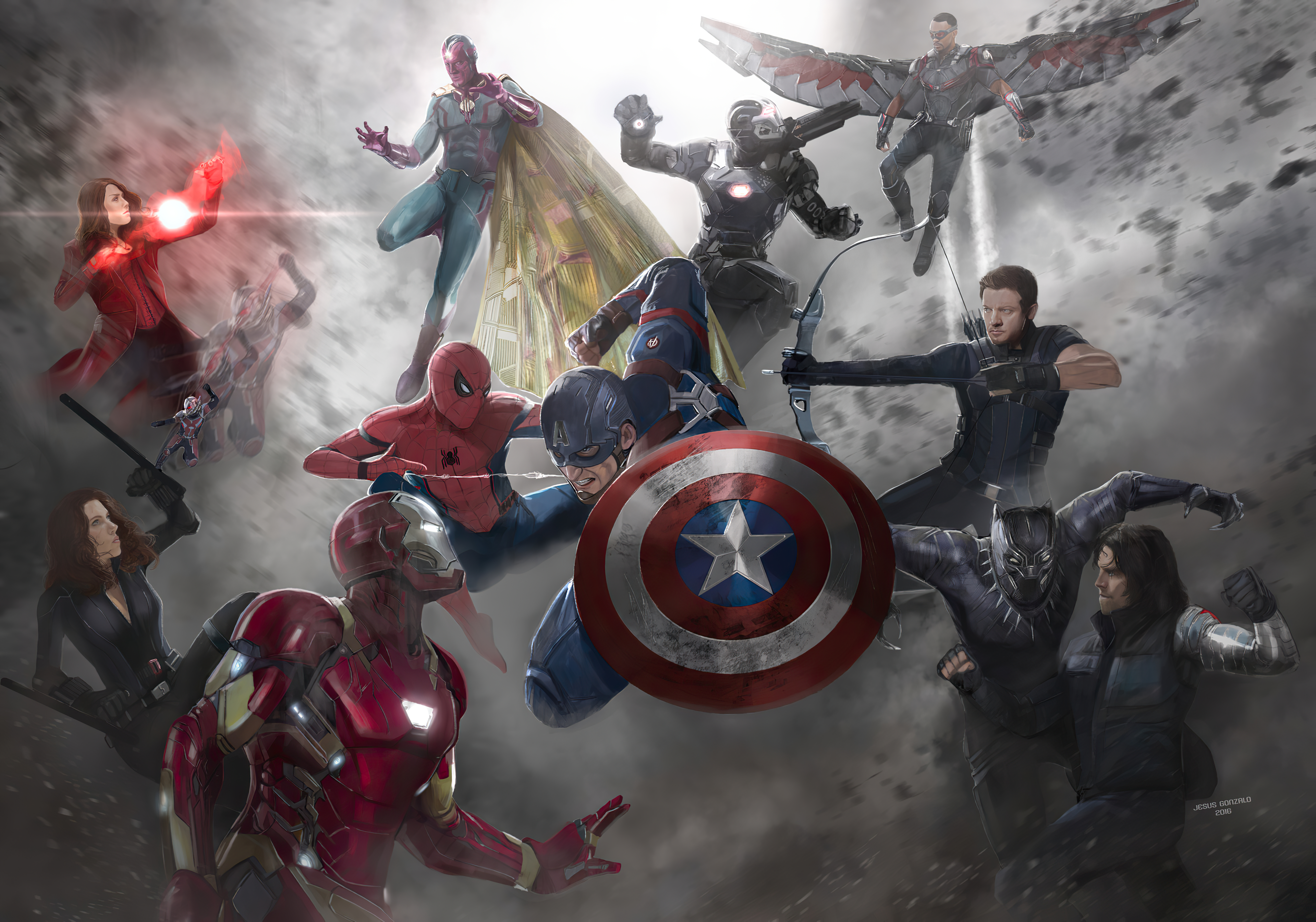 Detail Captain America Civil War Wallpaper Nomer 10