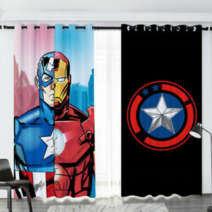 Detail Captain America Curtains Nomer 2