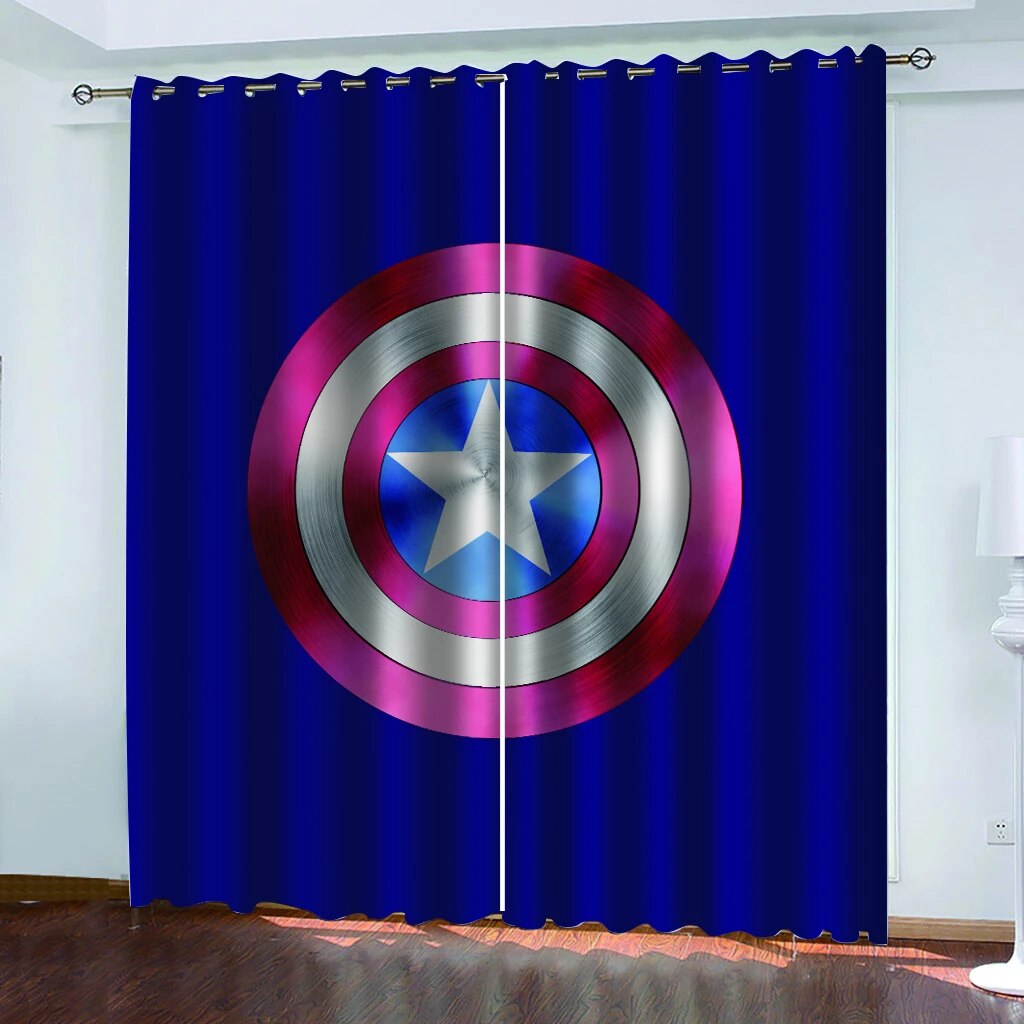 Detail Captain America Curtains Nomer 8