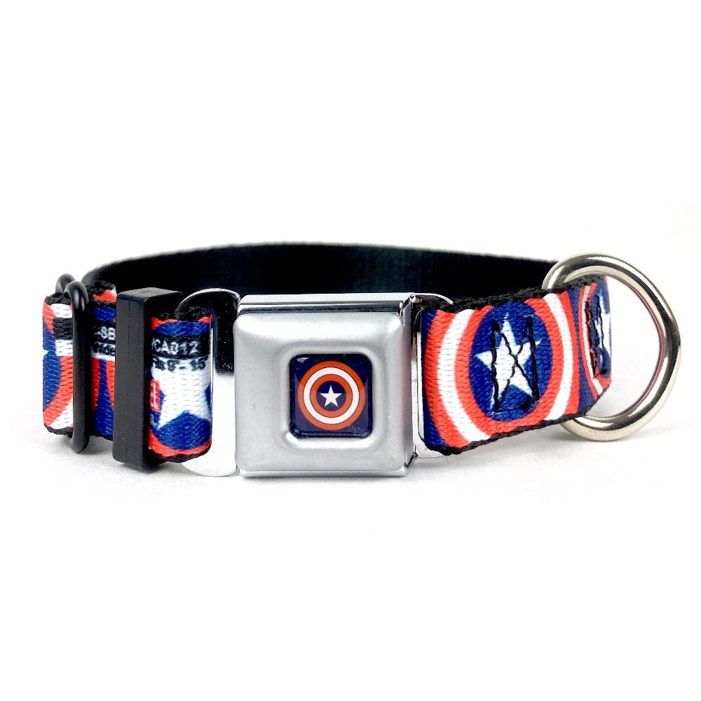 Detail Captain America Dog Collar Nomer 15