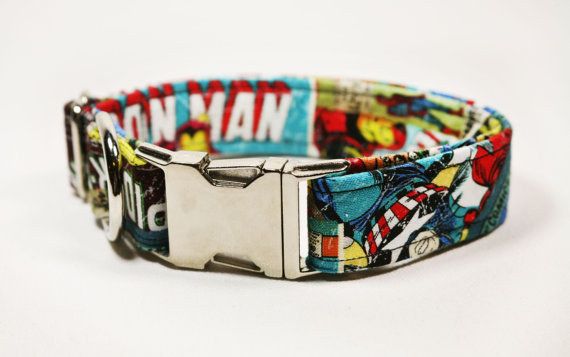 Detail Captain America Dog Collar Nomer 36