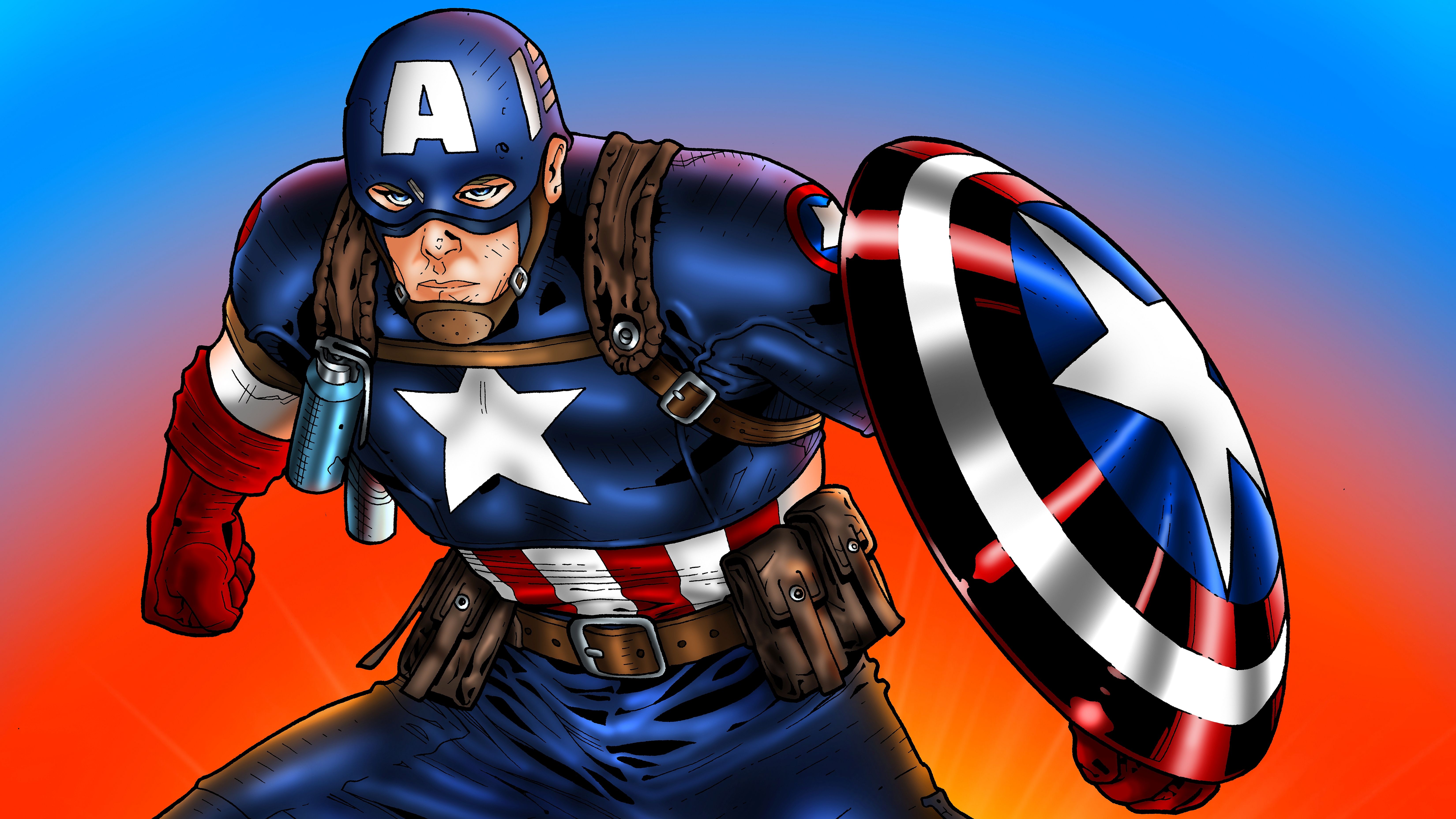 Detail Captain America Kartun Hd Nomer 18