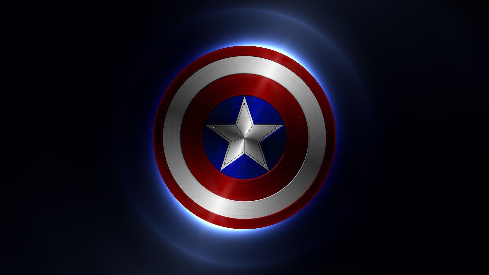 Captain America Logo Wallpaper - KibrisPDR