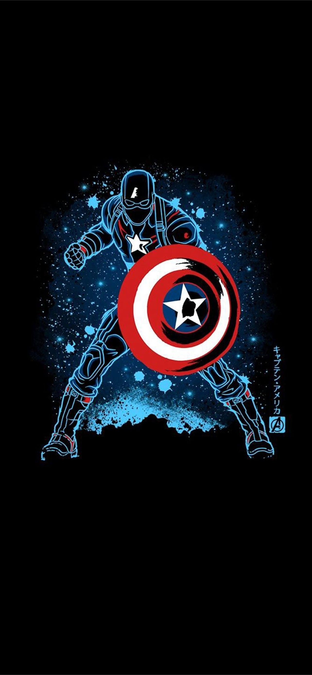 Detail Captain America Logo Wallpaper Nomer 50