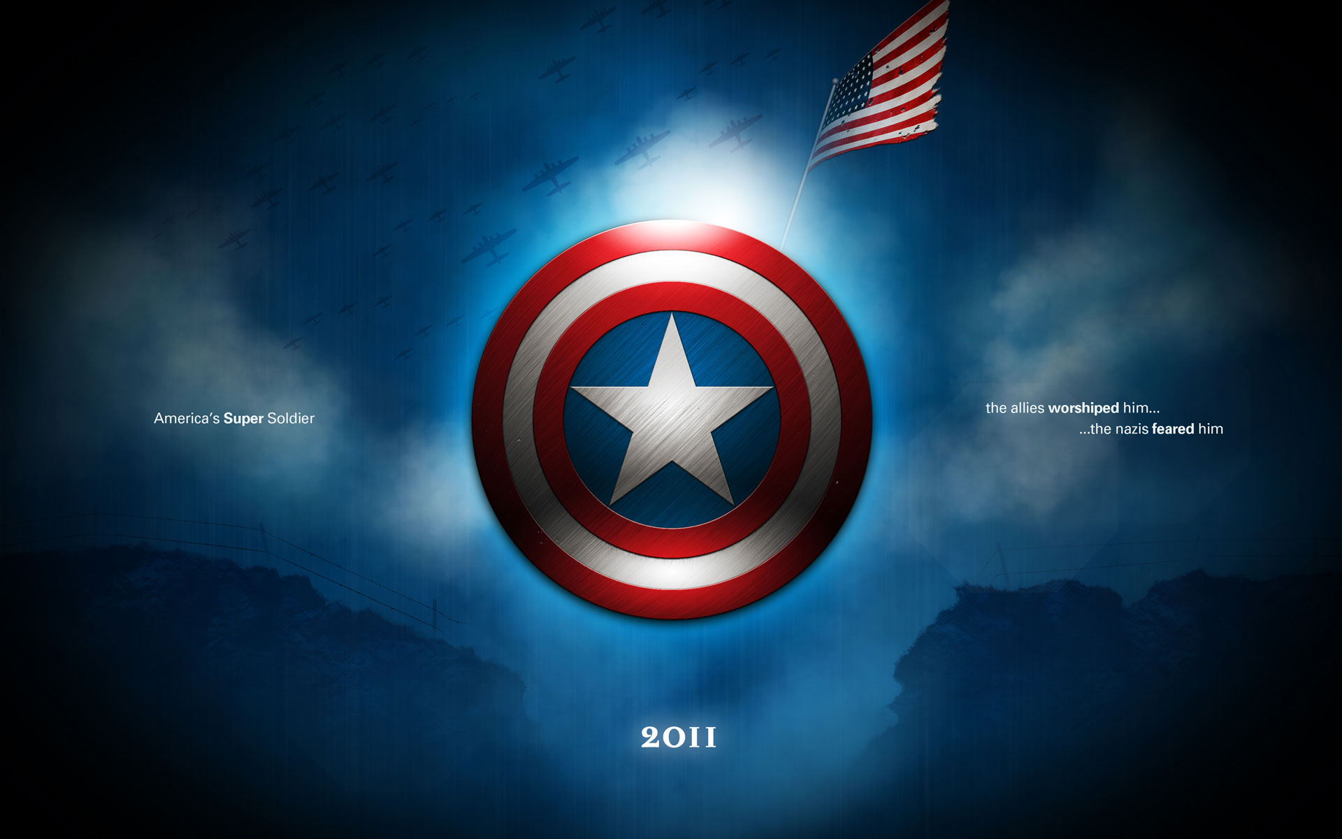 Detail Captain America Logo Wallpaper Nomer 7